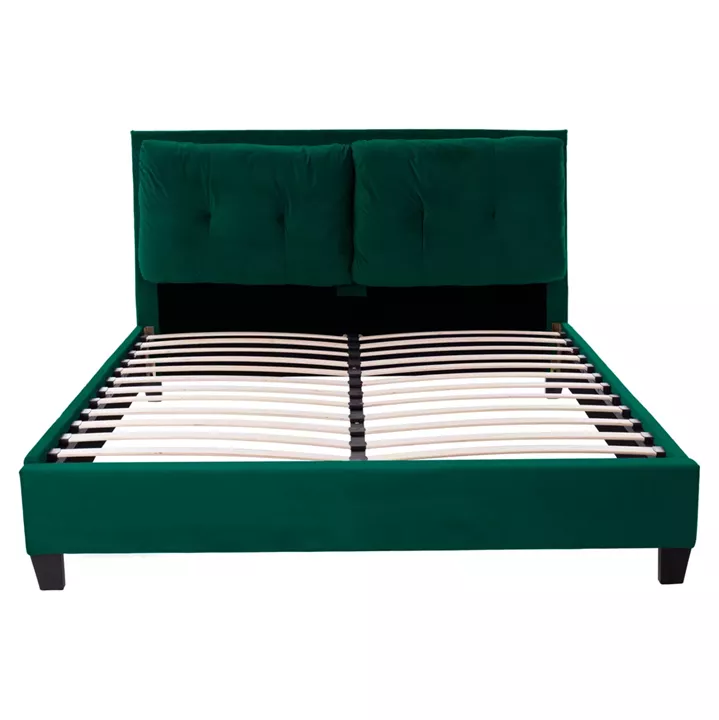 ΚΡΕΒΑΤΙ ΜΕ ΣΤΡΩΜΑ BILLIE HM21284.06 ΚΥΠΑΡΙΣΣΙ ΒΕΛΟΥΔΟ--ΓΙΑ 160x200εκ