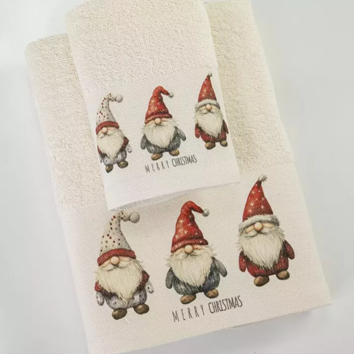 Πετσέτες Χριστουγεννιάτικες Σετ 2ΤΜΧ Festive Gnomes