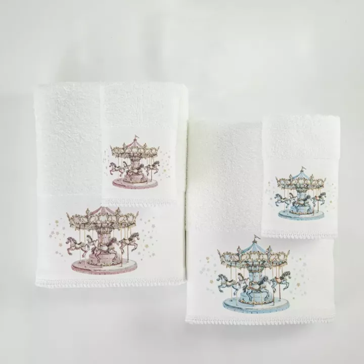 Πετσέτες Σετ 2ΤΜΧ Carousel