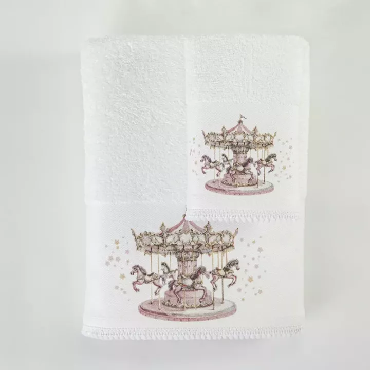 Πετσέτες Σετ 2ΤΜΧ Carousel