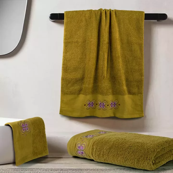 Πετσέτες Σετ 3ΤΜΧ Petalouda σε Κουτί