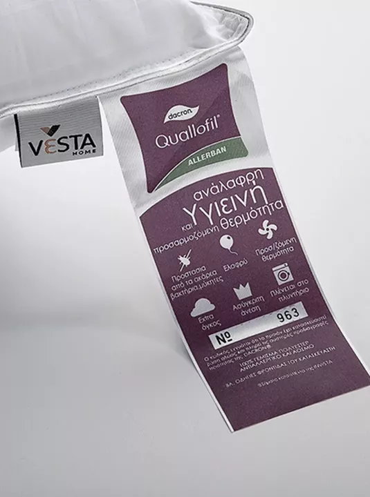 ΠΑΠΛΩΜΑ POLYESTER Quallofil Air Allerban 300 ΛEYKO