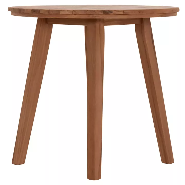 DINING TABLE ROUND DANTE HM6379 TEAK WOOD Φ80x75Hcm.
