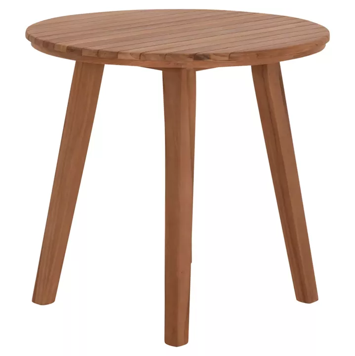 DINING TABLE ROUND DANTE HM6379 TEAK WOOD Φ80x75Hcm.