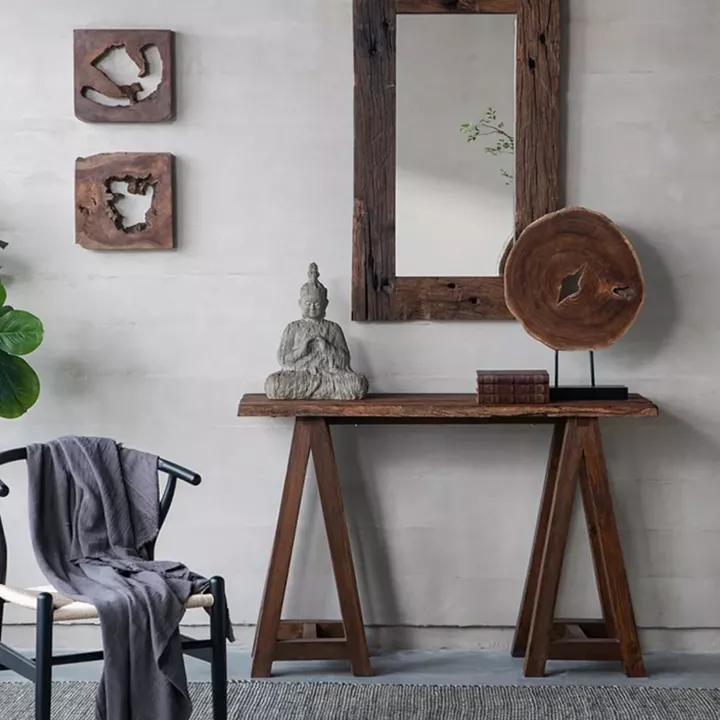 Artekko Buddha Βούδας Άγαλμα Διακοσμητικός Ρητίνη(33x16x43)cm