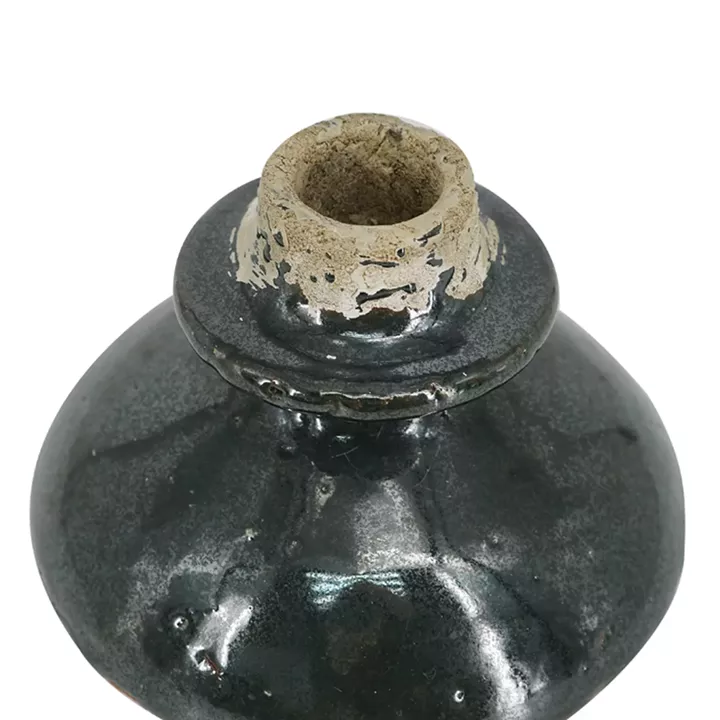 Artekko Antique Πράσινο Κηροπήγιο από Τερακότα (12x12x8)cm