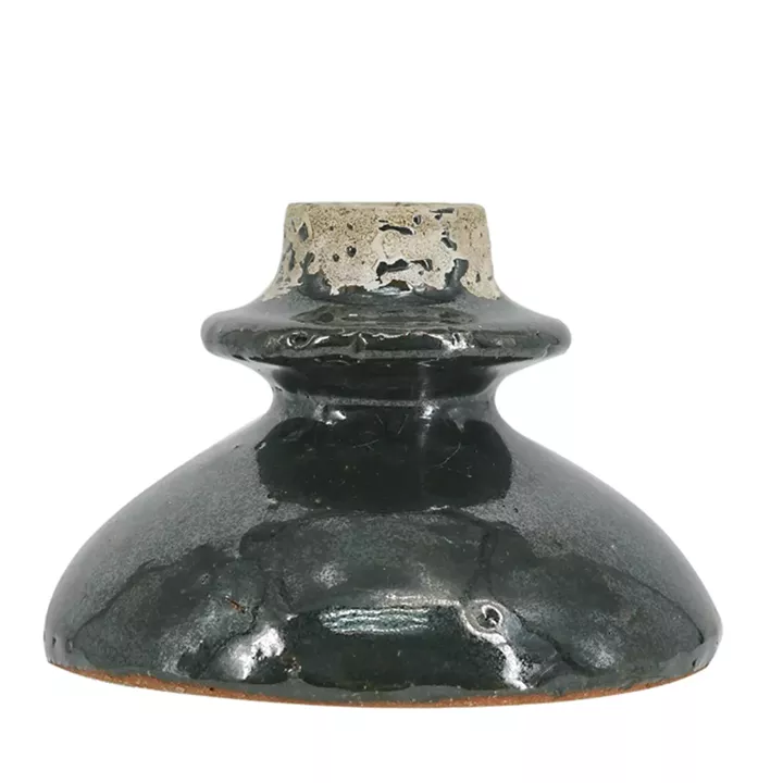 Artekko Antique Πράσινο Κηροπήγιο από Τερακότα (12x12x8)cm