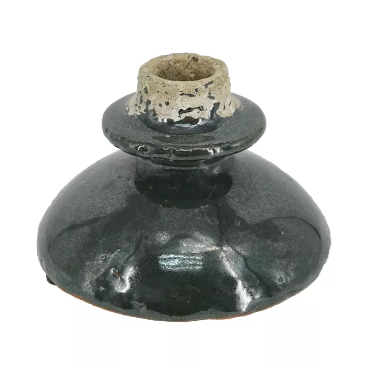 Artekko Antique Πράσινο Κηροπήγιο από Τερακότα (12x12x8)cm