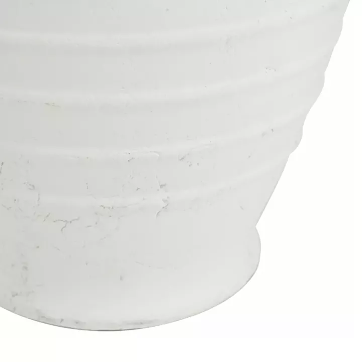 Artekko Antique Λευκό Βάζο από Τερακότα (28x28x50)cm