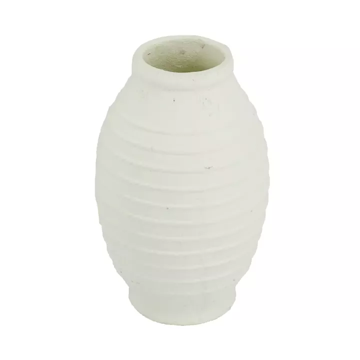 Artekko Antique Λευκό Βάζο από Τερακότα (24x24x40)cm