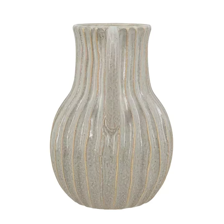 Artekko Akali Μπεζ Κεραμικό Διακοσμητικό Βάζο (23.5x20.5x30.5)cm