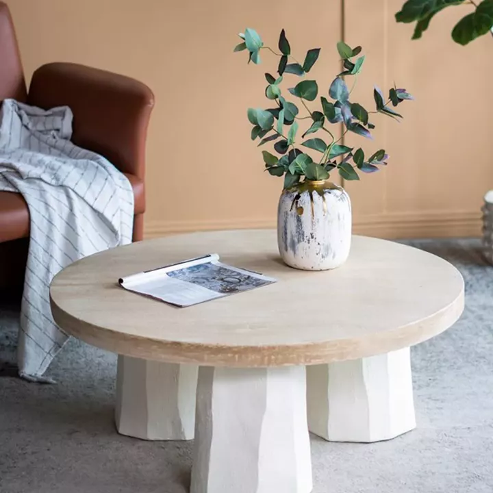 Artekko Kayle Μπεζ Διακοσμητικό Κεραμικό Βάζο με Χρυσές Λεπτομέρειες (16x16x20)cm