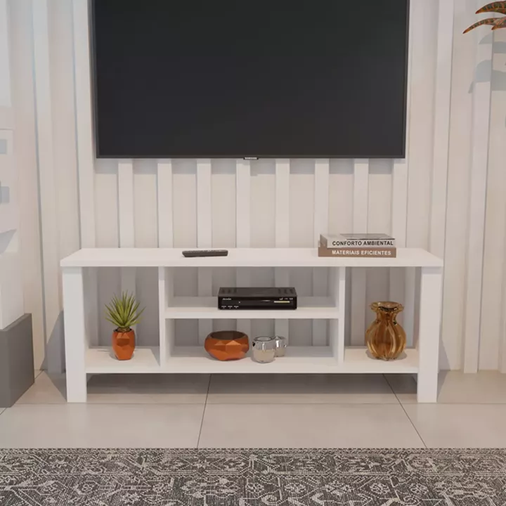 Seref pakoworld tv unit in white color 120x30x47cm