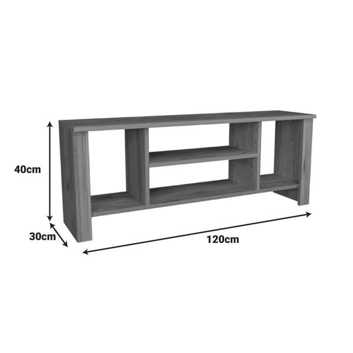 Seref pakoworld tv unit in oak color 120x30x47cm