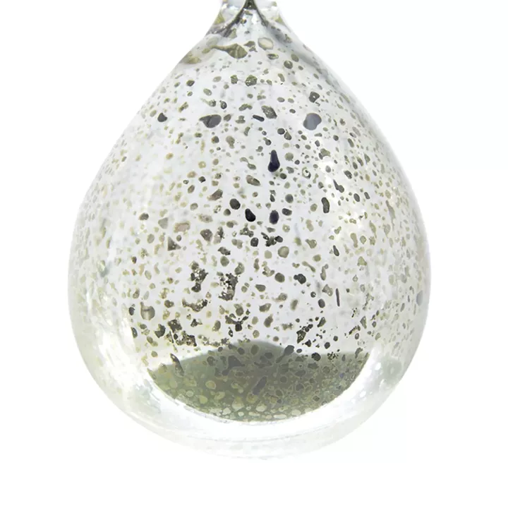 Artekko Hourglass Γυάλινη Διακοσμητική Κλεψύδρα με Λευκή Άμμο (8x8x20.5)cm