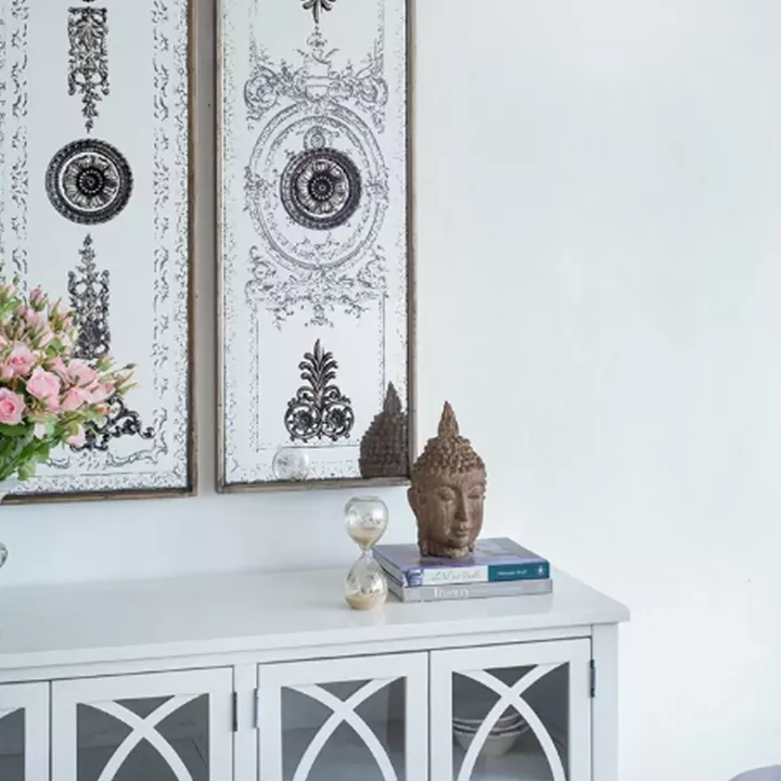 Artekko Hourglass Γυάλινη Διακοσμητική Κλεψύδρα με Μπεζ Άμμο (8x8x20.5)cm