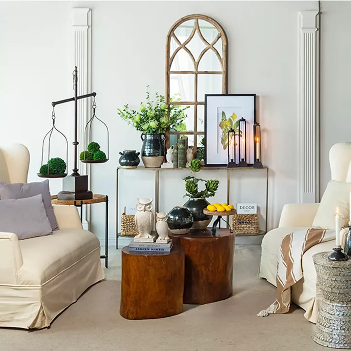 Artekko Owl Διακοσμητική Κουκουβάγια Ρητίνης σε Λευκή Πατίνα (10.5x9.5x20)cm