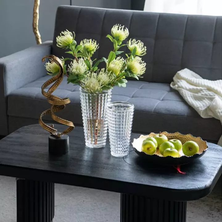 Artekko Glassy Γυάλινο Διάφανο Βάζο (12.5x12.5x22.5)cm