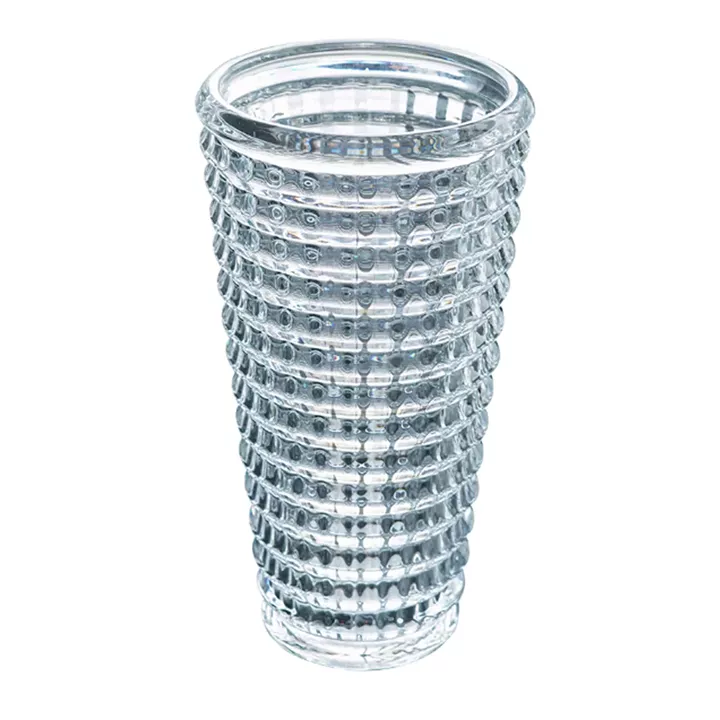 Artekko Glassy Γυάλινο Διάφανο Βάζο (12.5x12.5x22.5)cm