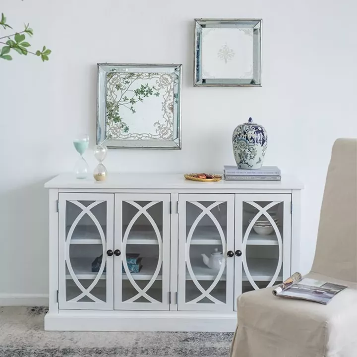 Artekko Hourglass Γυάλινη Διακοσμητική Κλεψύδρα με Γαλάζια Άμμο (9x9x25.5)cm