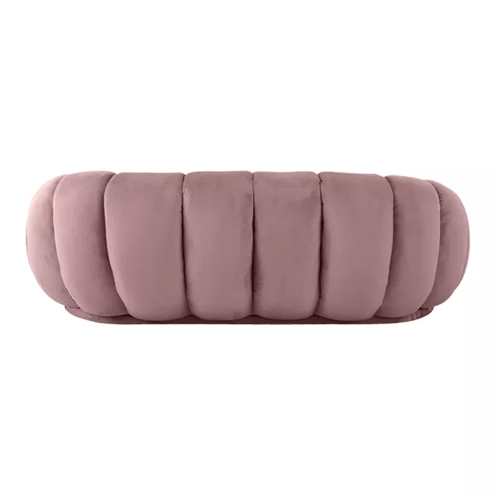 Καναπές Embrace pakoworld βελούδο σε σάπιο μήλο απόχρωση 180x105x65εκ