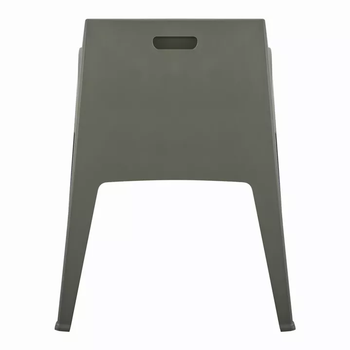 POLYPROPYLENE ARMCHAIR SLEEK HM6370.05 DARK OLIVE GREEN 57x56x82,5Hcm.