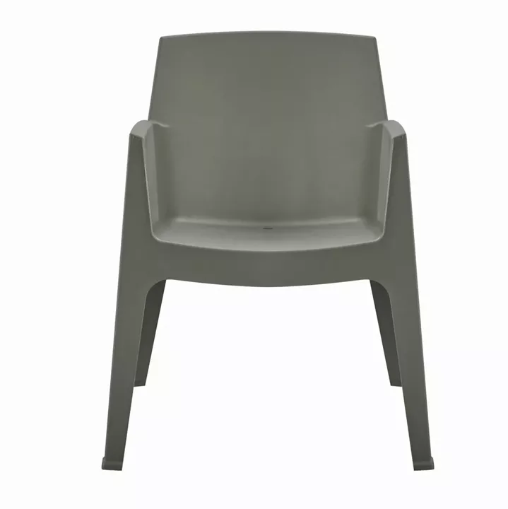 POLYPROPYLENE ARMCHAIR SLEEK HM6370.05 DARK OLIVE GREEN 57x56x82,5Hcm.