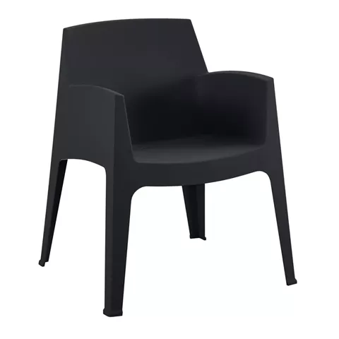 ΠΟΛΥΘΡΟΝΑ ΠΟΛΥΠΡΟΠΥΛΕΝΙΟΥ SLEEK HM6370.02 ΜΑΥΡΗ 57x56x82,5Υεκ.