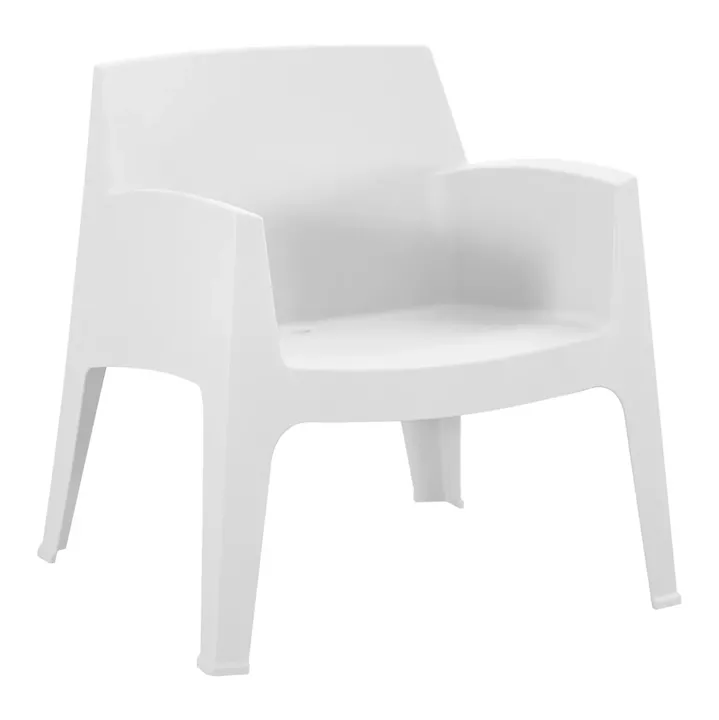 ΠΟΛΥΘΡΟΝΑ ΠΟΛΥΠΡΟΠΥΛΕΝΙΟΥ LOUNGE SLEEK HM6365.01 ΛΕΥΚΟ 62,5x48,5x73Υεκ.