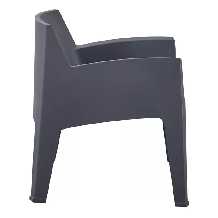 ΠΟΛΥΘΡΟΝΑ ΠΟΛΥΠΡΟΠΥΛΕΝΙΟΥ LOUNGE SLEEK HM6365.10 ΓΚΡΙ 62,5x48,5x73Υεκ.