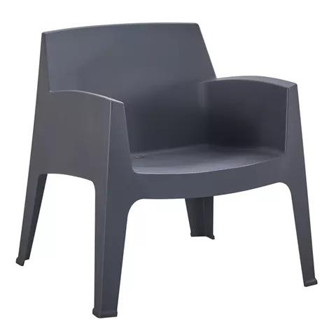 ΠΟΛΥΘΡΟΝΑ ΠΟΛΥΠΡΟΠΥΛΕΝΙΟΥ LOUNGE SLEEK HM6365.10 ΓΚΡΙ 62,5x48,5x73Υεκ.