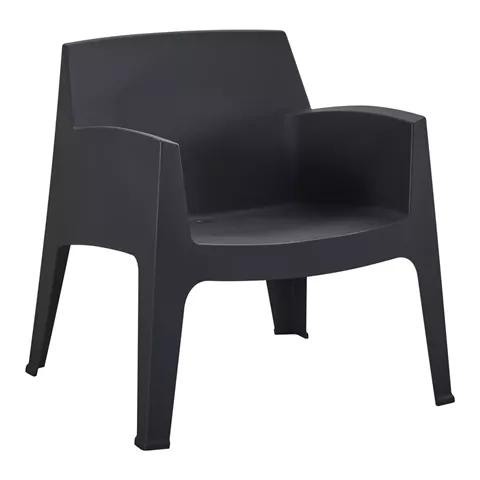 ΠΟΛΥΘΡΟΝΑ ΠΟΛΥΠΡΟΠΥΛΕΝΙΟΥ LOUNGE SLEEK HM6365.02 ΜΑΥΡΟ 62,5x48,5x73Υεκ.