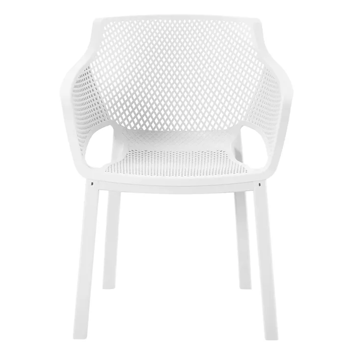 POLYPROPYLENE DINING ARMCHAIR PEGGY HM6368.01 WHITE 60x55x79Hcm.