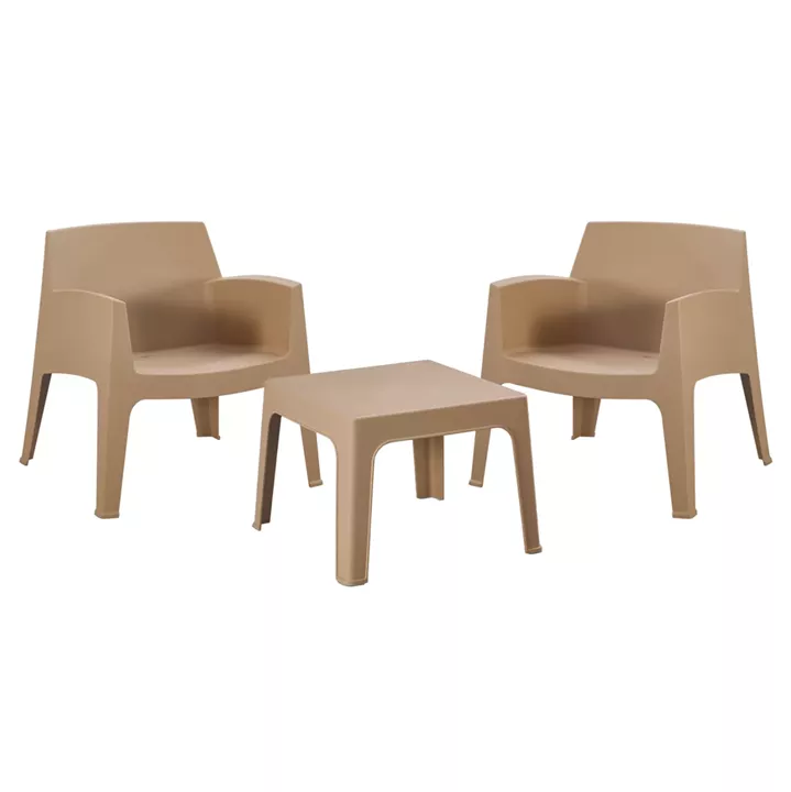ΣΕΤ LOUNGE 3ΤΜΧ SLEEK HM21274.03 ΚΑΠΟΥΤΣΙΝΟ ΠΟΛΥΠΡΟΠΥΛΕΝΙΟ