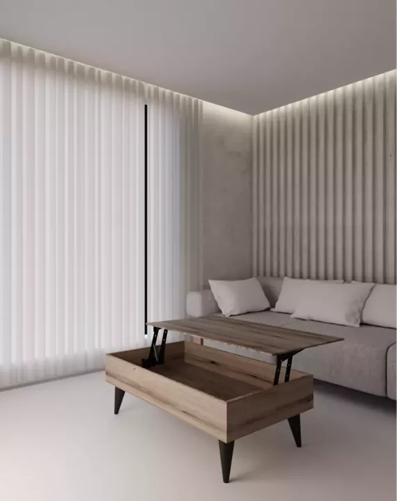 Τραπεζάκι σαλονιού ''Ventura'' σταχτί