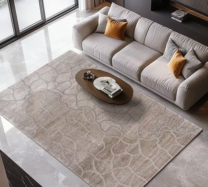 Beauty Home Χαλί Zenia Art 9442 200x290 Μπεζ,Γκρι