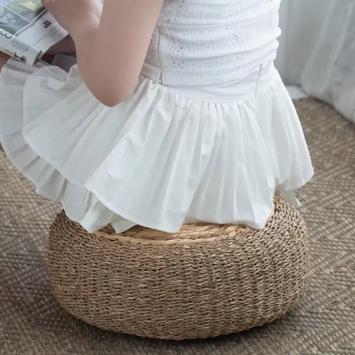 Artekko Hyacinth Σκαμπό από Υάκινθο Νερού (41x41x15)cm