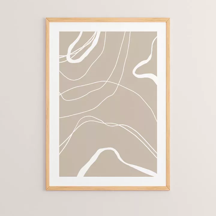 Wall art in frame Grito pakoworld with digital print 33x1.5x48cm