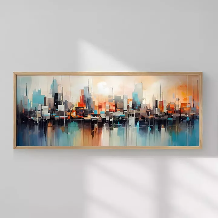 Wall art in frame Xenbo pakoworld with digital print 120x2x50cm