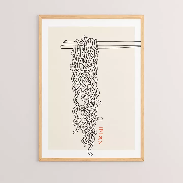 Wall art in frame Sed pakoworld with digital print 33x1.5x48cm