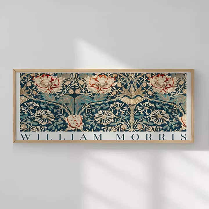 Πίνακας Morris pakoworld με ψηφιακή εκτύπωση και πλαίσιο 120x2x50εκ