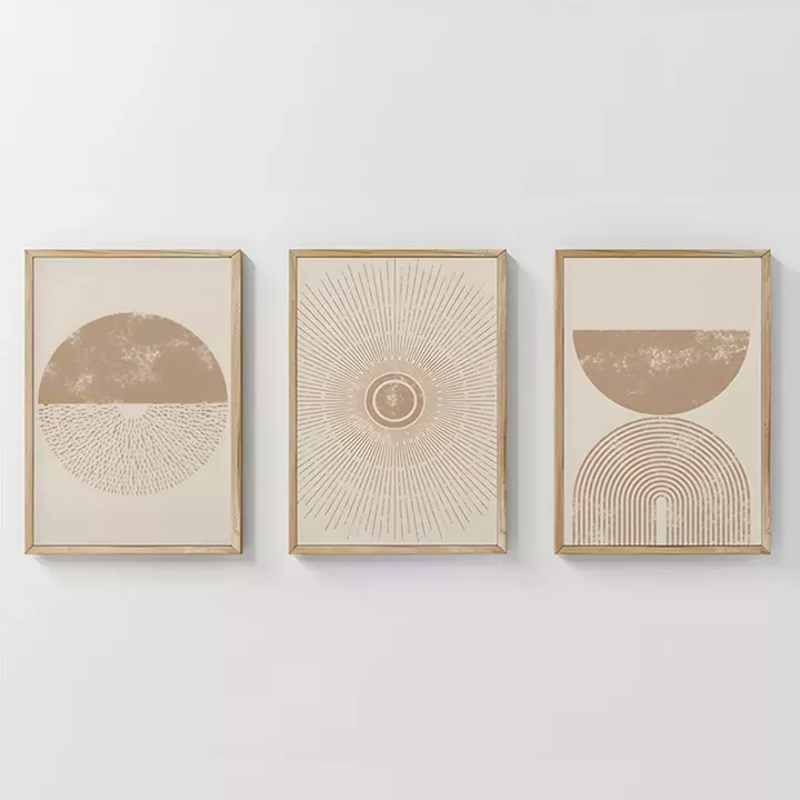 Πίνακας Varenzy pakoworld τρίπτυχος με ψηφιακή εκτύπωση και πλαίσιο 33x1.5x48εκ