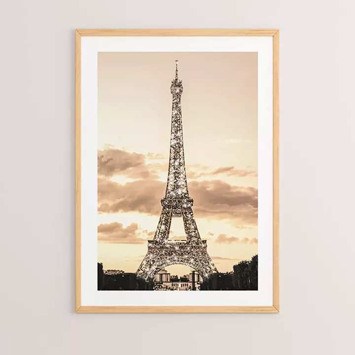 Wall art in frame Parisa pakoworld with digital print 33x1.5x48cm