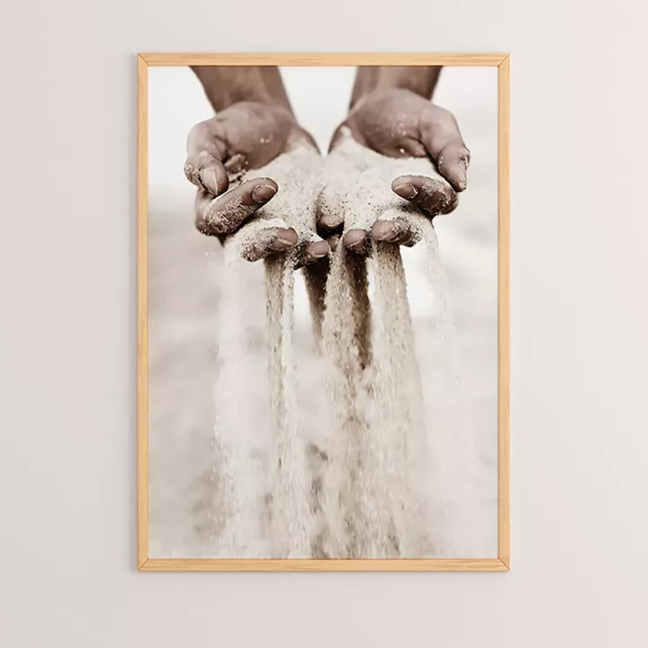 Wall art in frame Ellery pakoworld with digital print 33x1.5x48cm