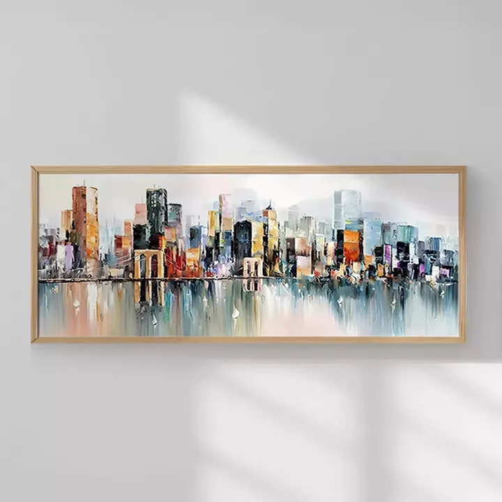 Πίνακας Teria pakoworld με ψηφιακή εκτύπωση και πλαίσιο 70x2x33εκ