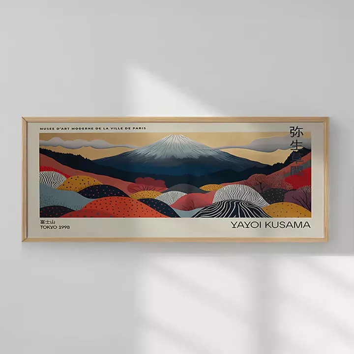 Wall art in frame Lenfo pakoworld with digital print 120x2x50cm