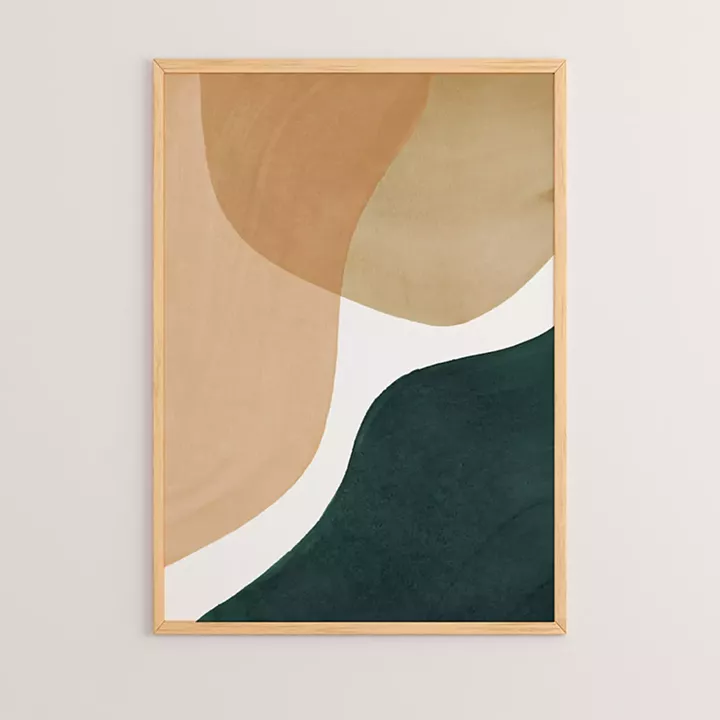 Wall art in frame Nebia pakoworld with digital print 33x1.5x48cm