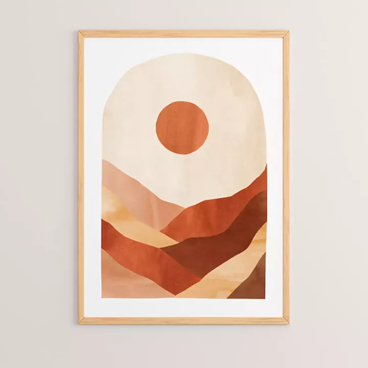 Wall art in frame Seby pakoworld with digital print 33x1.5x48cm