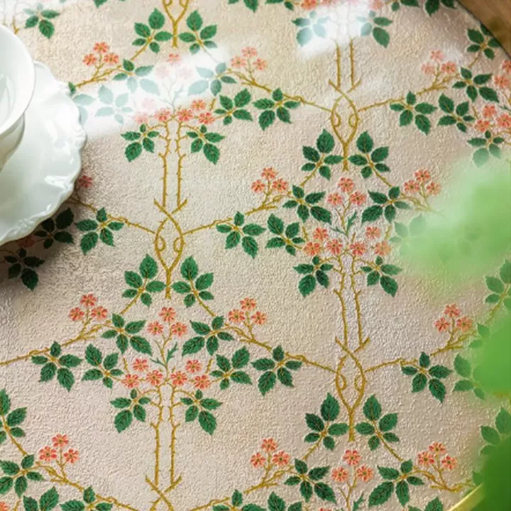 Artekko Zenn Πολύχρωμοι Διακοσμητικοί Δίσκοι με Γυάλινη Επιφάνεια (40x40x4)cm 2pcs