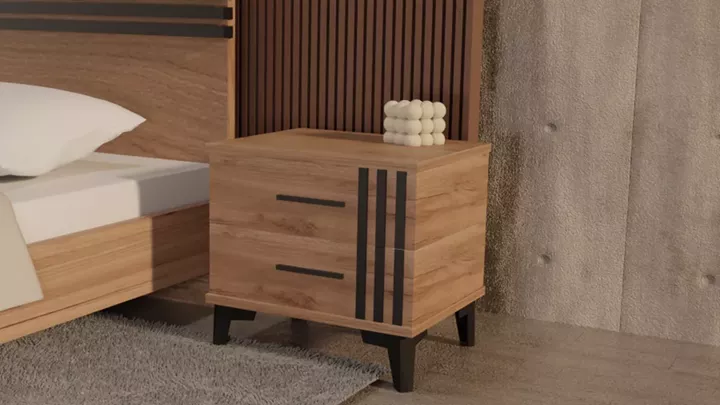 Σετ υπνοδωματίου ''Melody'' καρυδί